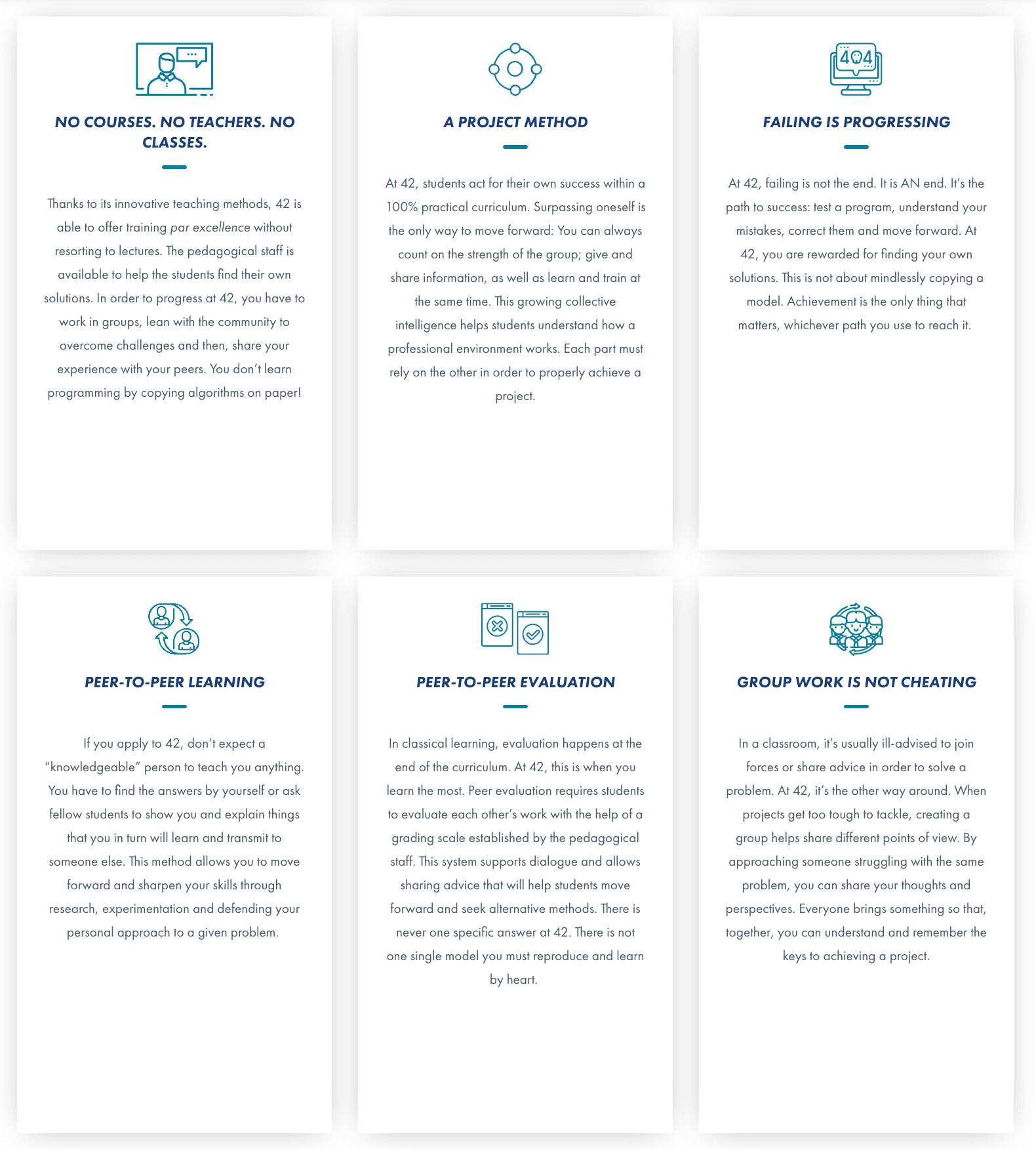 42 Common Core 42 Values